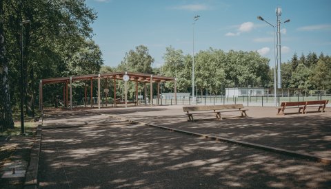 Terrain de pétanque à Neudorf